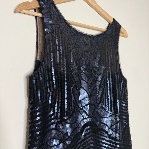 BCBGMaxazria | Caterina Navy Flapper Dress - XS - Picture 4 of 7
